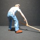 Bauer maeht mit Sense